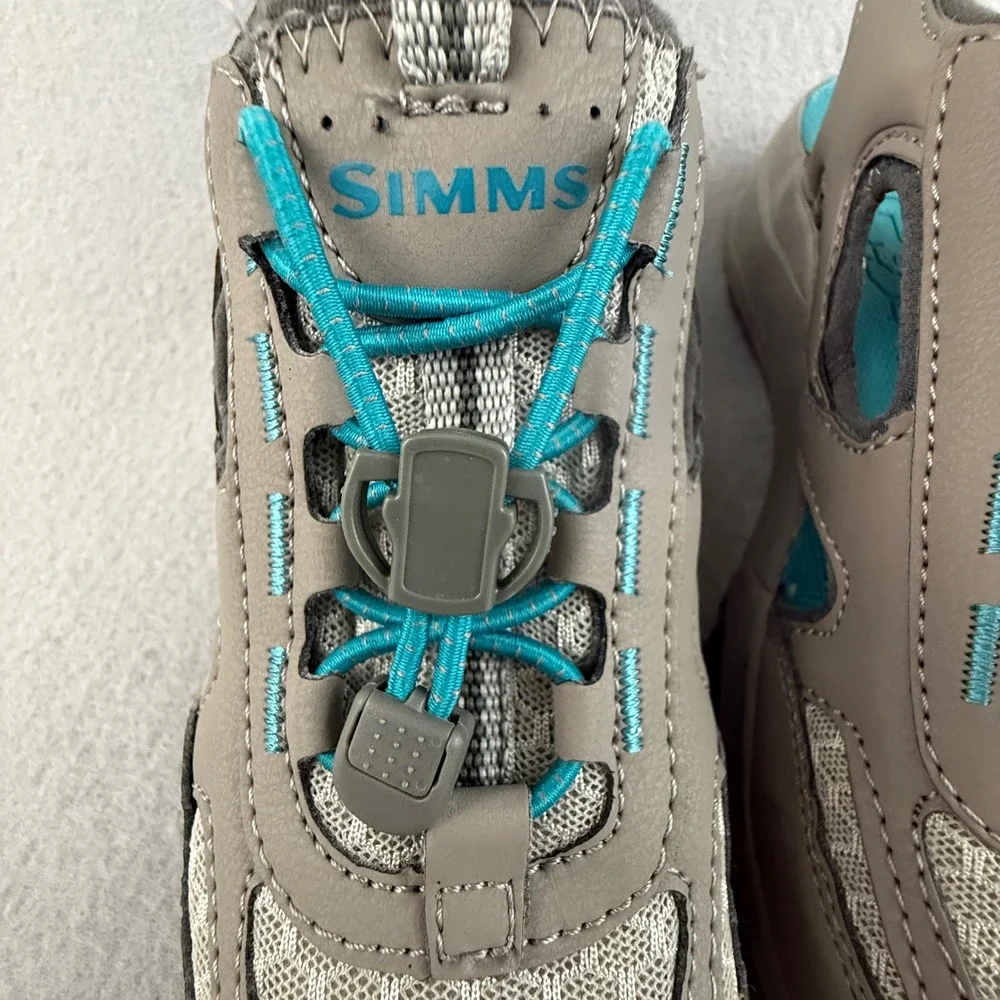 Simms RipRap Water Sandals Women's Size 6 Shoes Fly Fishing Wading‎ Hiking Gray